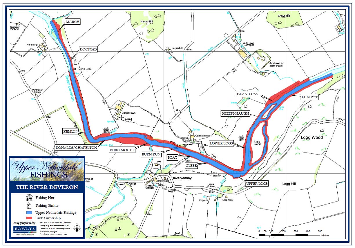 River Deveron Upper Netherdale Beat Map
